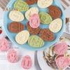1 Set Cookie Mould Stencils Non-stick Anti-corrosion Safe Special Bread Baking Cookie Cutters for Party