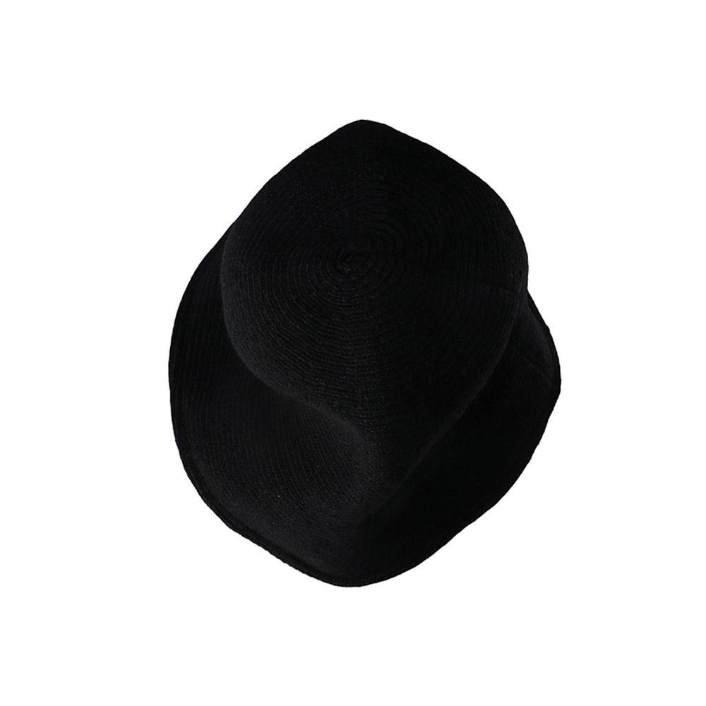 Women Fashion Autumn Knitted Warmer Winter Felt Wool Hat Bucket Hat Warm Hats Fishing Cap