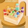 "Montessori Cylinder Toy: Early Education for Hand-Eye Coordination & Size Matching In Kindergarten"