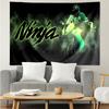 Kawasaki Ninja2 Tapestry for Bedroom Aesthetic Classroom Tapestries Wall Hanging for Living Room Dorm Office,Ideal Creative Gift