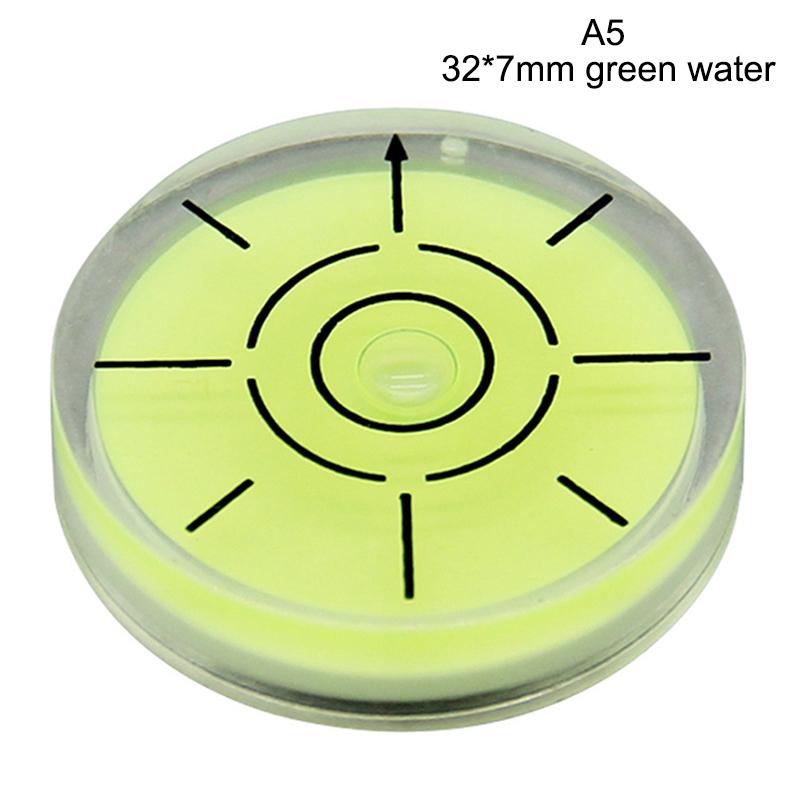 1/3 шт. Горизонтальный пузырьковый уровень, высокоточный экологический уровень Bulls Eye, круглый пузырьковый мини-круглый измерительный комплект