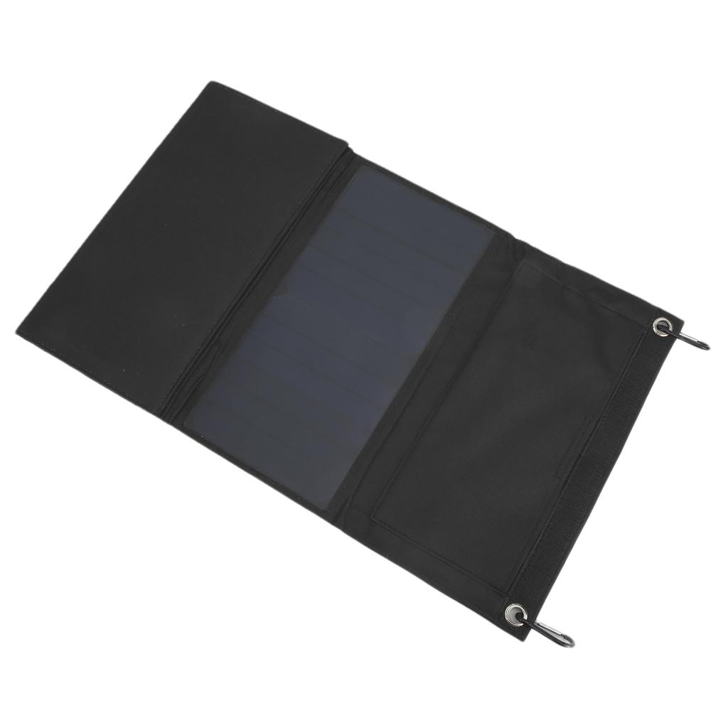 21W Monocrystalline Solar Panel Cell Foldable Dual USB Output Charging Supplies for Outdoors