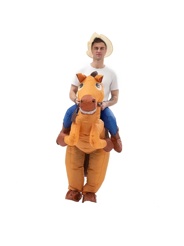 Halloween Inflatable Horse Costume Cowboy Unicorn Costumes For Adult Party Birthday Cosplay Fantasy Fancy Halloween Cost