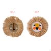 15.7inch Cartoon Woven Animal Head Wall Decoration Handcrafted Cotton Thread for Gallery