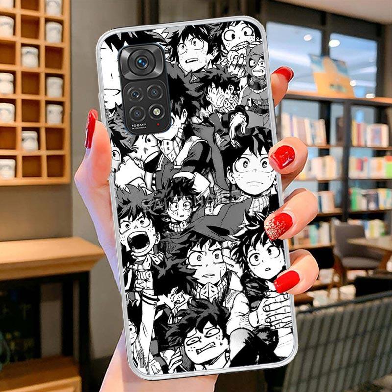 Чехол для телефона My Hero Izuku Deku для Xiaomi Redmi Note 15 14 13 12 11 10 Pro Plus 14S 12S 11S 11T 11E 10S Мягкий чехол-бампер R
