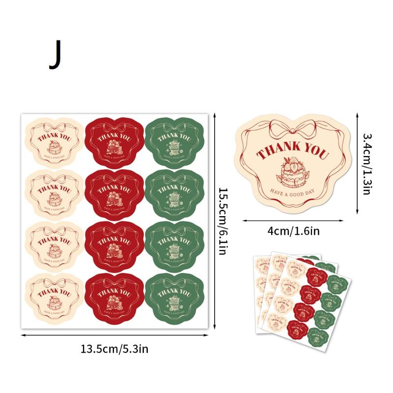 30 Sheets Bow Thank You Adhesive Stickers Smudge-Proof Decor Labels for Bridal Shower Gift Wrapping Envelope Seals