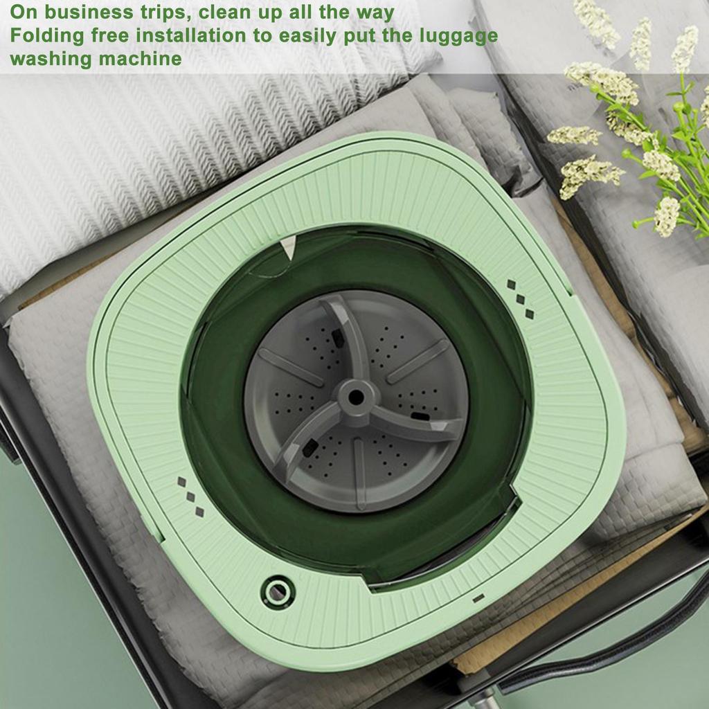 Стиральная машина для нижнего белья 6,5 л, портативная складная стиральная машина для мини-бюстгальтера, детская одежда, мелкие предметы, стиральная машина для общежитий, кемпинга и путешествий