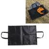 Flame Retardant Grill Pad, Fiberglass Silicone Under Grill Mat with Handle, Hter   Holder Bag for Outdoor Events