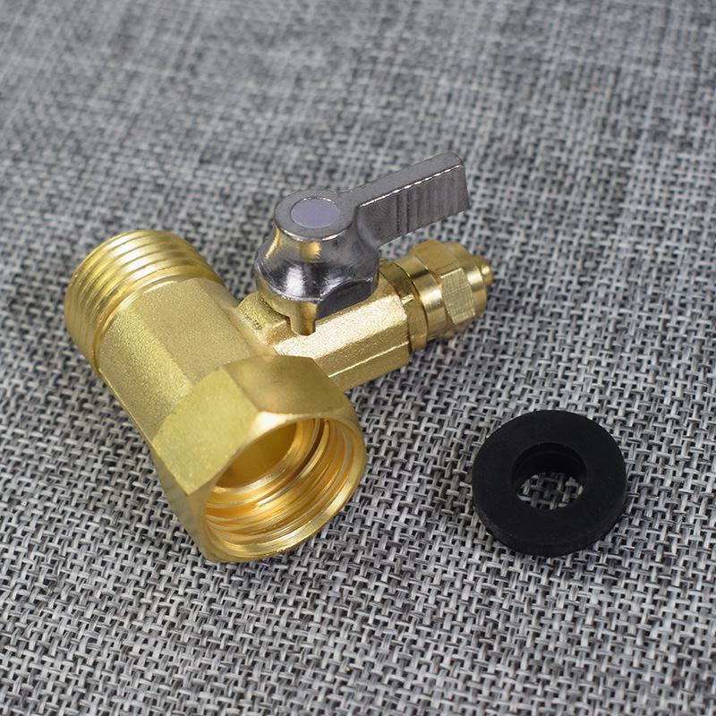 All-Copper Three-Way Ball Valve for Water Purifiers (4 to 2 Model)