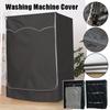 Washing Machine Cover Outdoor Sunscreen Front Load Laundry Dryer Covers Waterproof 210D Oxford Cloth Washing Machine Dust Cover