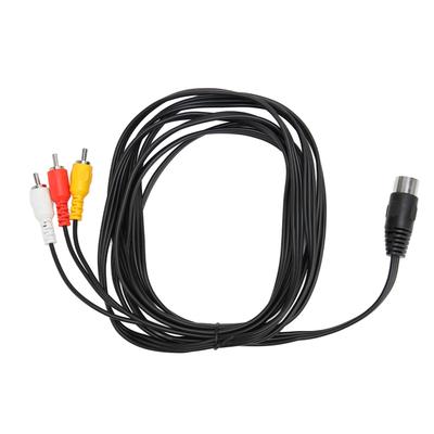 Кабель DIN 8 Pin Папа - 3 RCA Папа Кабель-адаптер звука DIN 8 Pin - 3 RCA для стереооборудования 9.8 футов