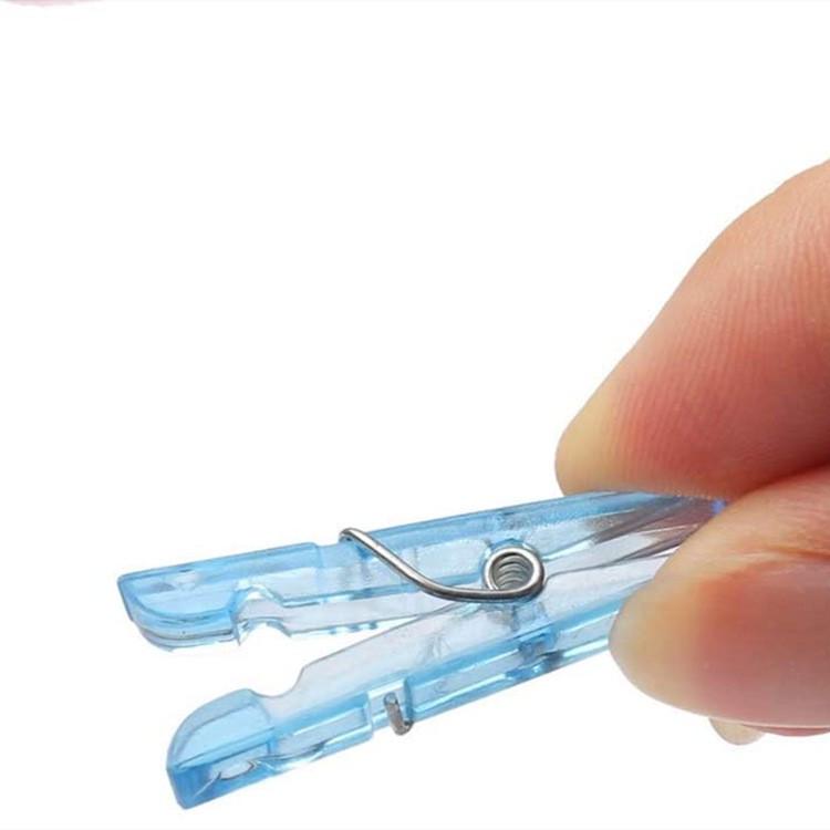 Красочные прозрачные акриловые зажимы для фотографий (3,5) - Рождественские гирлянды