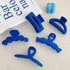 Kleins Blue Series Grab Clip Hair Accessories Ladies Back Head HairClip Ponytail Hair Claw Shark Clip Large Claw Clip Headdress