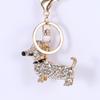 Fashion Dog Keychain Cartoon Animal Dachshund Puppy Key Chain