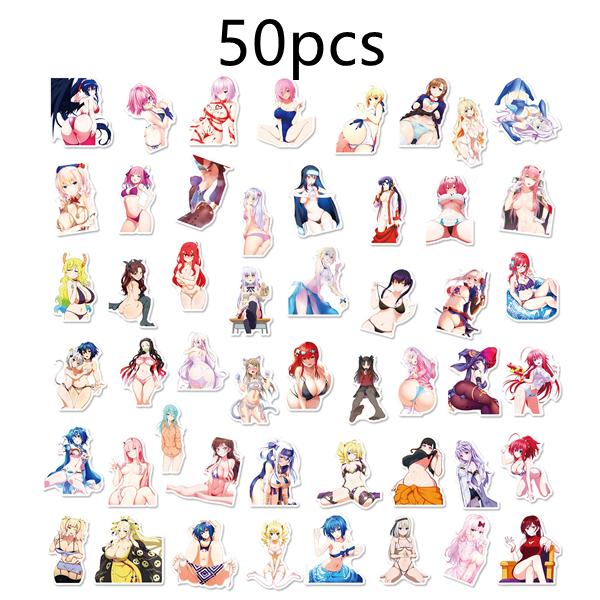 10/25/50 шт., красота, аниме, изображение, сексуальный кролик, девушка, граффити, наклейки для багажа, компьютера, мотоцикла, наклейки