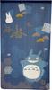 Hanahana Noren Blue 85 X 150cm Totoro Good Luck Invitation Tsurukame 15813