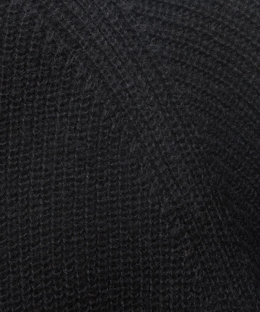 NOIRER Kid Mohair Oversized Sweater (Black)
