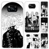Черный Аниме Чехол Tokyo Aevengers для Xiaomi Poco X5 X6 X7 Pro F7 Ultra M7 Redmi 15 15C 13 13C 12 12C 10 10A 10C 9 9A 9C 9T