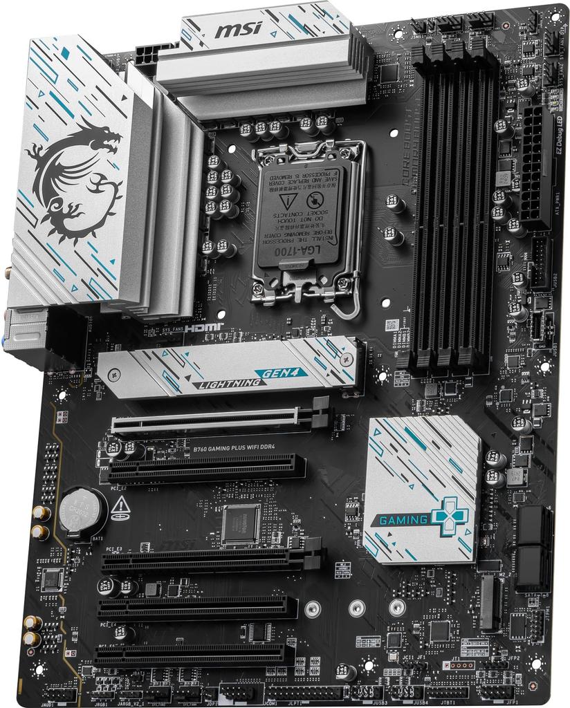 MSI B760 GAMING PLUS WIFI DDR4 Intel Generation Core Processor Compatible ATX Motherboard MB6563 14th/13th/12th