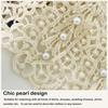 Adjust Clothes Neck Ruff Mini Cape Lapel Half Shirt Lace Fabric Neckline Detachable Fake Collar