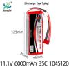 11.1V 6000mAh 35C High Discharge Lithium Battery for RC Cars, Aircraft, and Boats