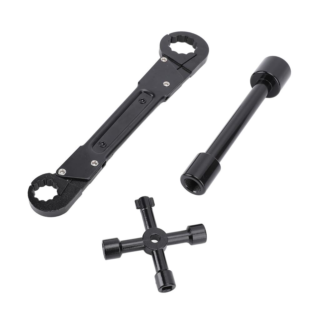 Сантехнические инструменты Стальной угловой запорный ключ Угловой накидной ключ Комплект Профессиональные сантехнические ключи Инструменты для трубных проектов