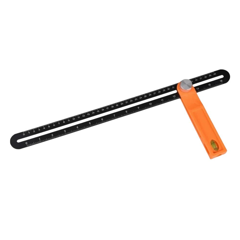 High Precision Measuring Tool Adjustable Right Angle Ruler Angle Marking Angle Ruler Woodworking