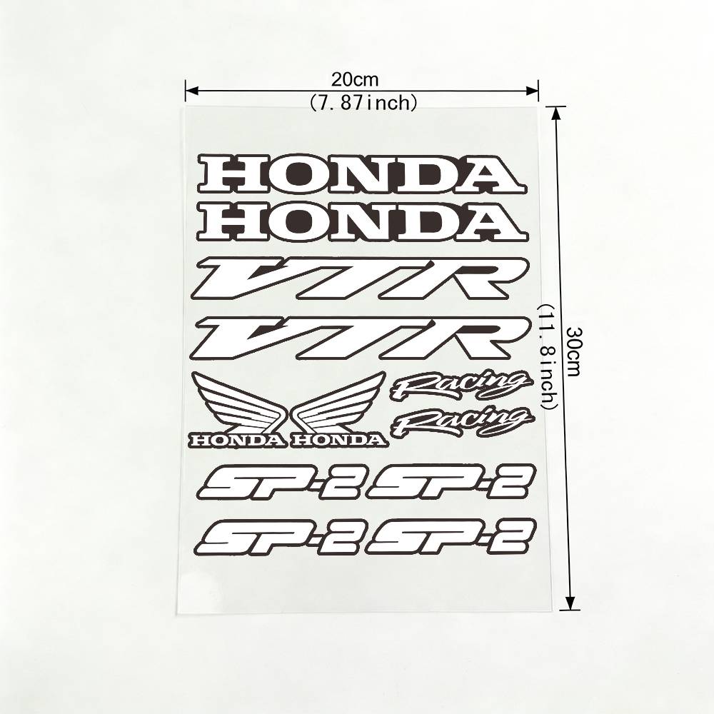 For HONDA VPR SP2 18 Colors Reflective Motorcycle Stickers Waterproof Vinyl Decals For Motorbike Helmet Fuel Tank Bike