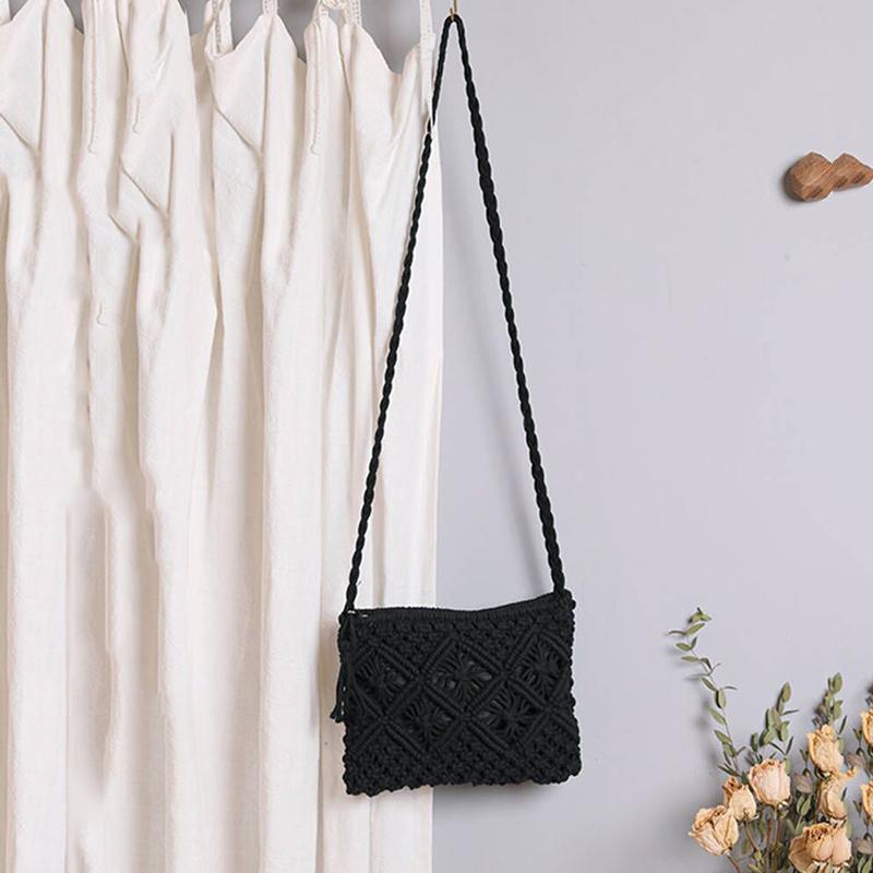 Модные тканые сумки на плечо, соломенные летние женские тканые сумки через плечо, пляжная дорожная сумка, женская сумка, женские сумки-мессенджеры Bolsa