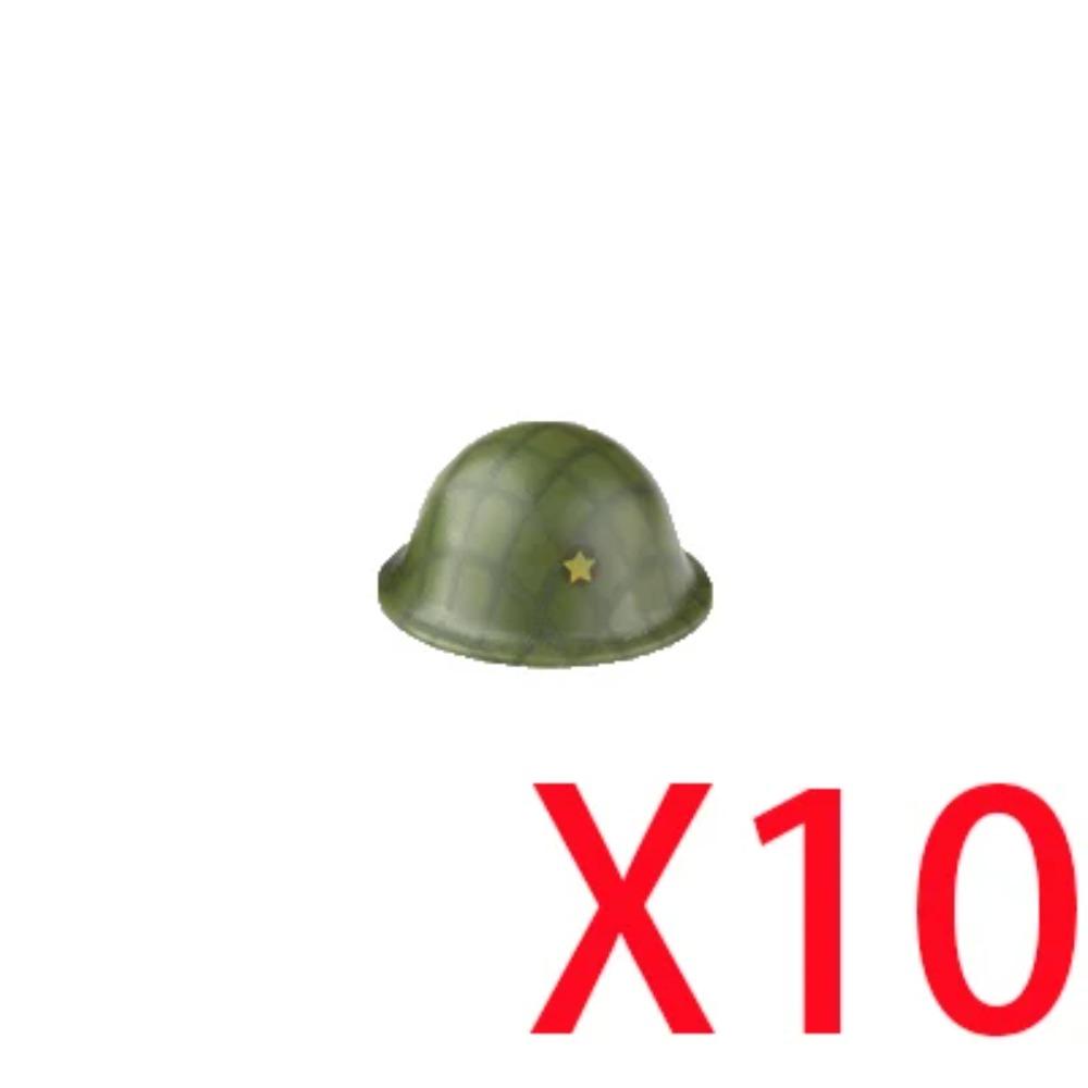 Военный Шлем Шляпа MOC Вторая Мировая Война Строительный Блок Немецкий Американский Советский Солдат Фигурка Шлем M1 40 Берет Аксессуары Кирпичный Конструктор Подарок K025