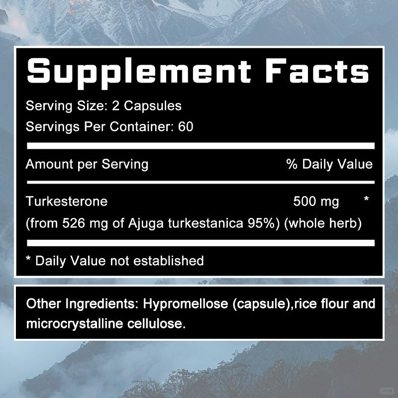 Turketone promotes muscle strength balance, 120 capsules