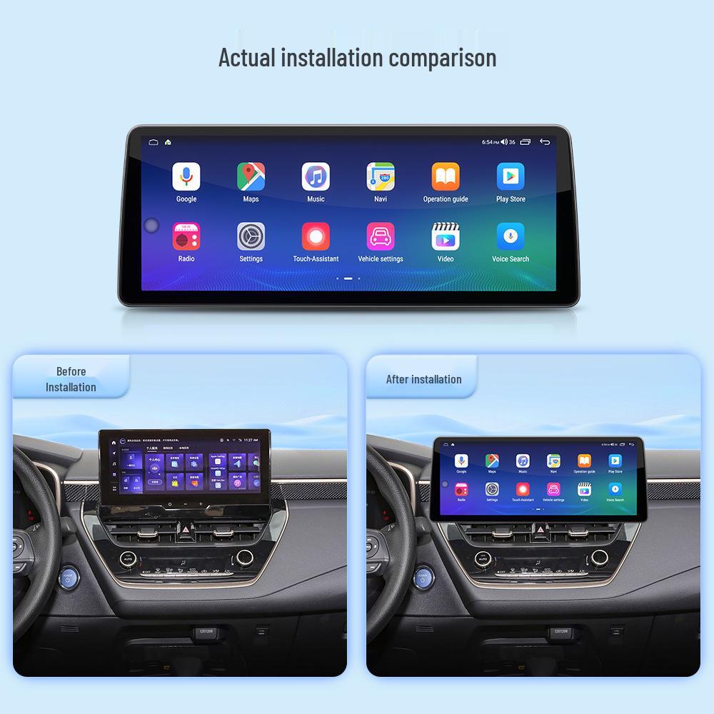 12,3-дюймовый Android-дисплей с сенсорным экраном и поддержкой CarPlay для Toyota Asia Lion 2021 года