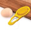Желтая пластиковая яйцерезка, перфоратор для вареной яичной скорлупы, практичная очиститель яичной скорлупы, кухня