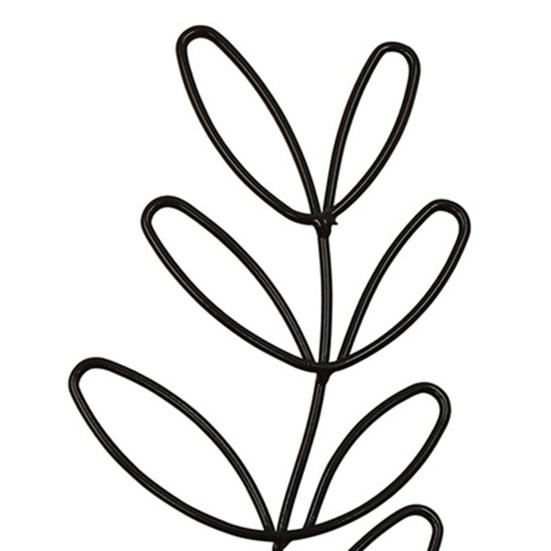 Metal Plant Trellis Leaf Shape Plant Support Frame Planter Insert Wire