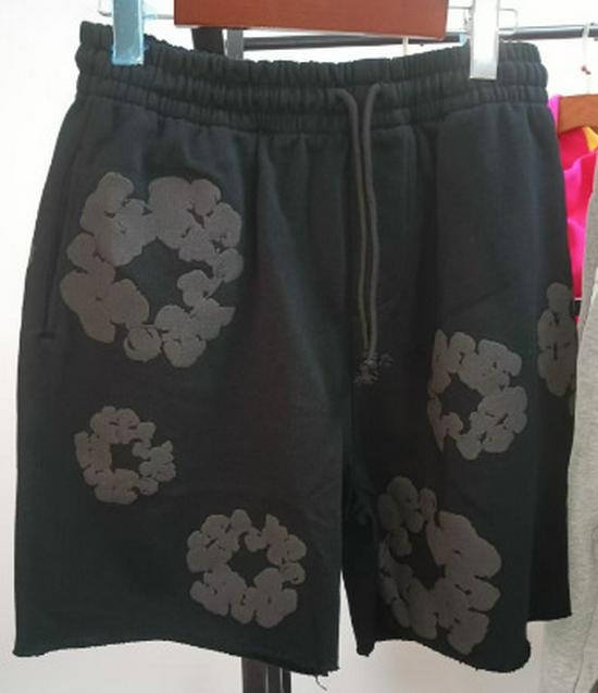 DENIM TEARS Высококачественные европейские и американские модные свободные шорты из вспененного материала в стиле хип-хоп.