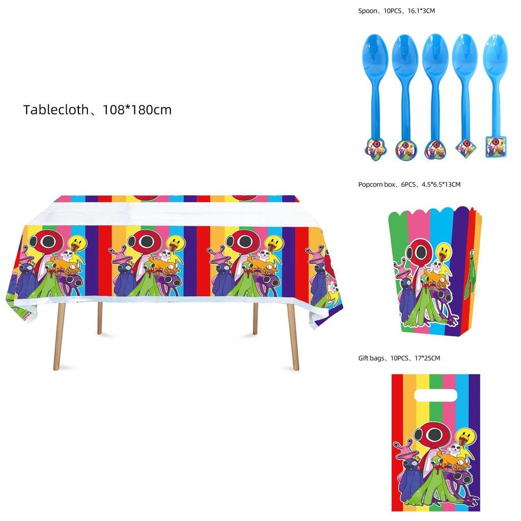 Праздничные принадлежности Roblox Rainbow Friends для незабываемого празднования дня рождения