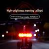 Rechargeable Bicycle Tail Light for Night Riding - Warning Flashlight for Mountain Bikes & Cycling Accessories