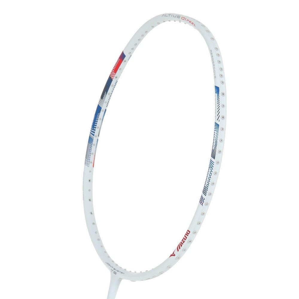 Mizuno Altius 01 FEEL Бадминтон 73JTB20162 x и Ракетка, (Белый Красный, 3U5, Мужской Женский)