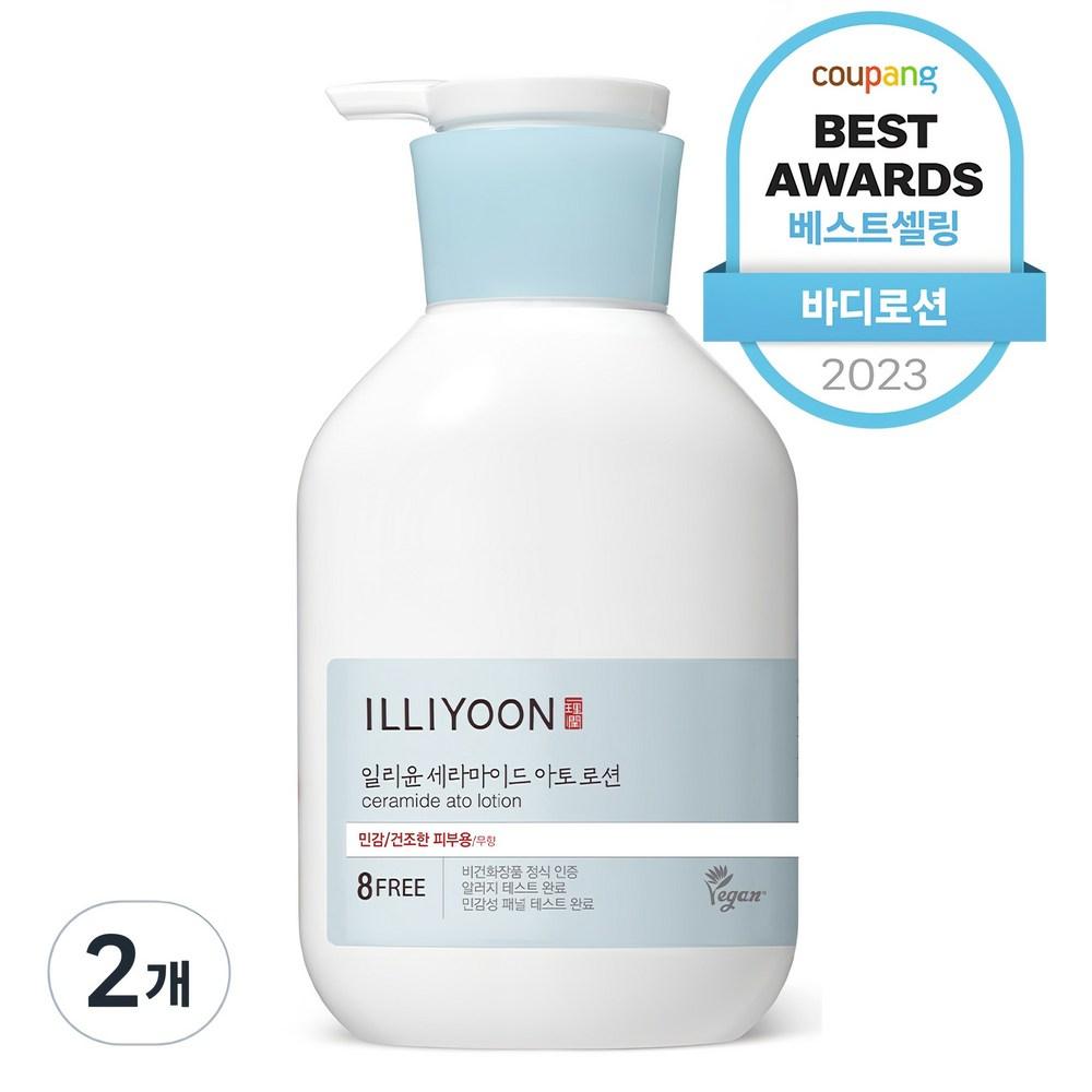 ILLIYOON Лосьон Ceramide Ato без запаха, 528 мл, 2 шт.