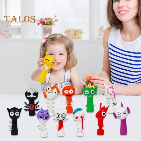 12 шт., мультяшный музыкальный игровой персонаж, фигурка персонажа из ПВХ, статуэтка, скульптура, игрушка, настольное украшение для детей и взрослых, подарок для фанатов игр