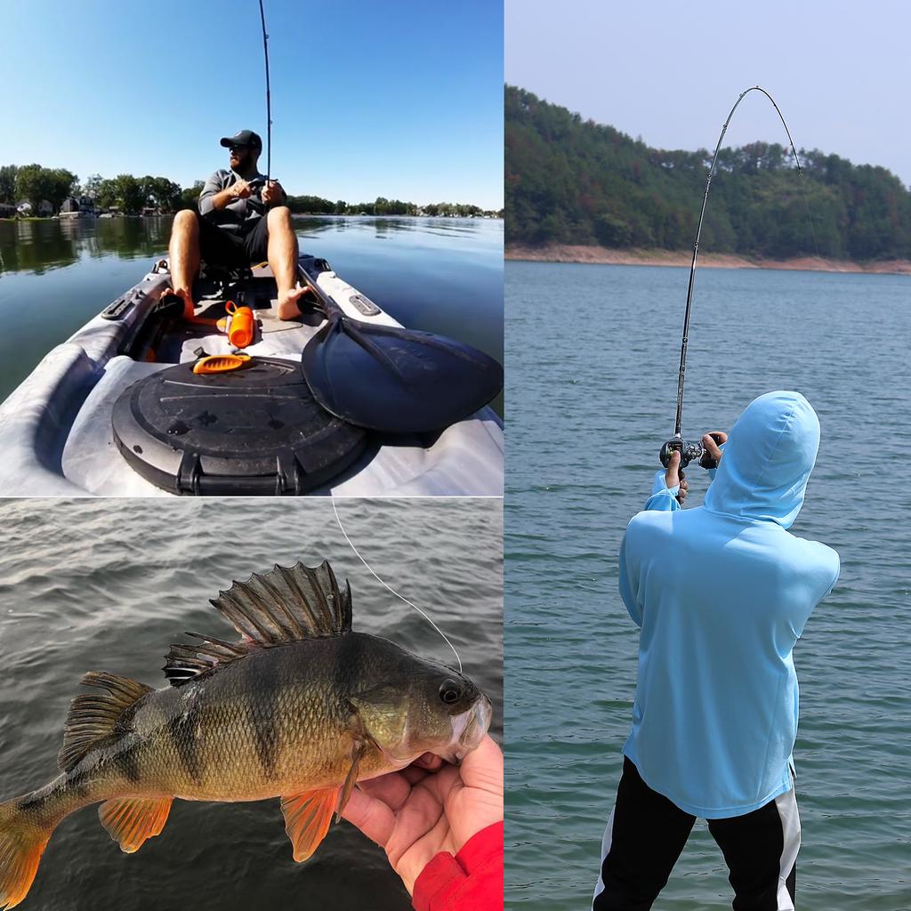 SOUGAYILANG Комбинированная удочка и катушка — кастинговая удочка с комплектом рыболовных катушек Baitcast