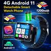 Умные часы Android 11, 3 ГБ + 32 ГБ, Съемные часы для улицы, GPS, 5 МП камера, Wi-Fi, 1200 мАч, 2,64-дюймовый дисплей
