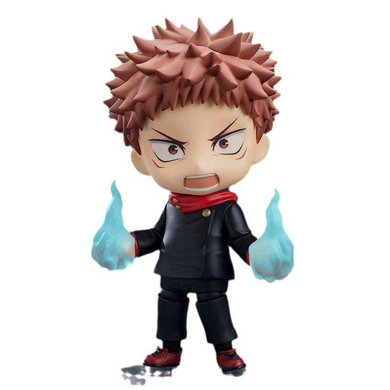 #1479 Yuji Itadori Q Version Articulated Action Figure Interchangeable Face Collectible Anime Figurine Kaisen Gift