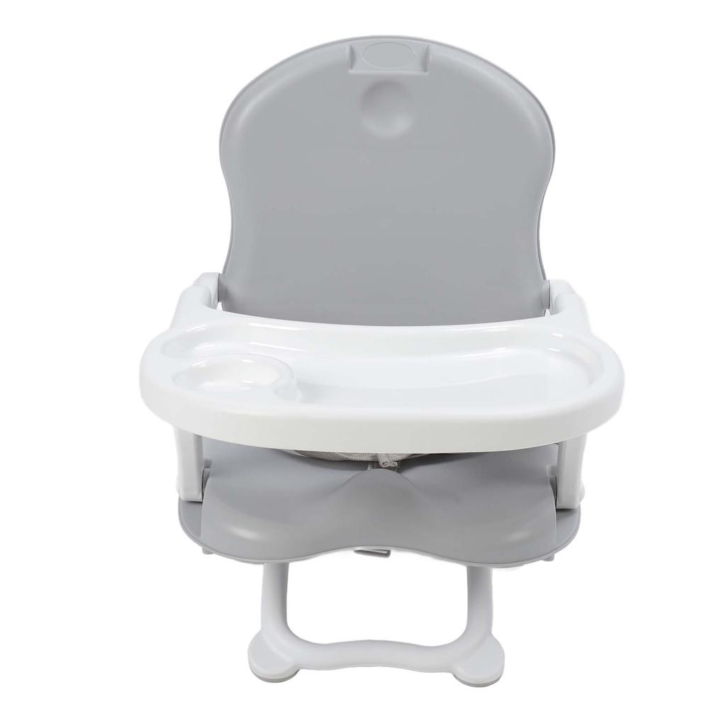 Складной стульчик для кормления малышей со съемным подносом, регулируемая высота, легко моется, портативный для младенцев