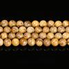 Natural Picture Jasper Stone 4/6/8/10/12mm Red Green Beads 15"Strand Smooth Loose Spacer Beads for Jewelry Making DIY Bracelets Accessories