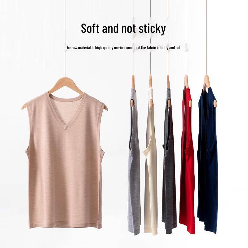 Женский антистатический жилет из шерсти с V-образным вырезом Hengyuanxiang