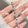 Серия Heartbeat Love Language Серебряный браслет Женская мода Ниша Love Design Источник Girl's Heart