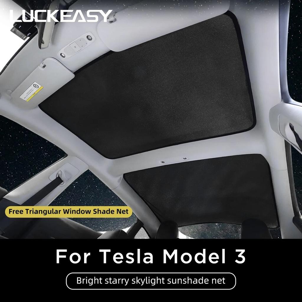Для Tesla Model 3 2017-2023 автомобильный солнцезащитный козырек со вспышкой в ​​стиле звезды, солнцезащитный козырек на крыше автомобиля, солнцезащитный козырек на окно автомобиля, сетка Model3, заводской магазин