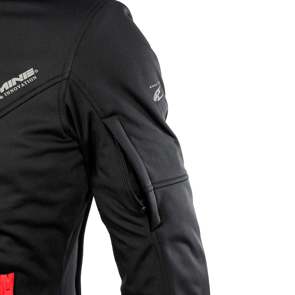 Куртка мотоциклетная защитная Soft Shell System Parka 1288 для всех сезонов Защитная CE стандарт уровня 2 CE стандарт ветрозащитная KOMINE черная Ca XL