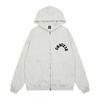 Corteiz Streetwear Zip-Up Hooded Cardigan Sweatshirt Set Teens High Street Style Casual Outfit